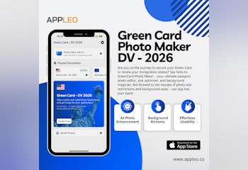 Green Card Visa AI Photo Maker