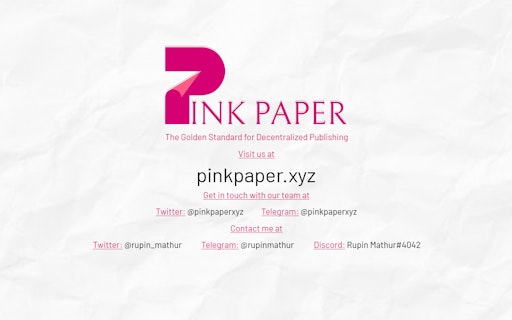 Pink Paper