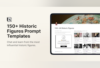 150+ Historic Figures Prompt Templates