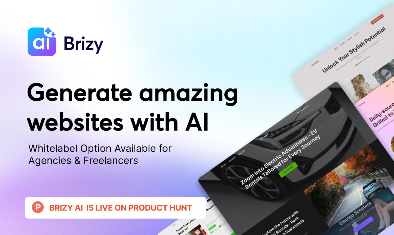 Brizy AI Website Builder