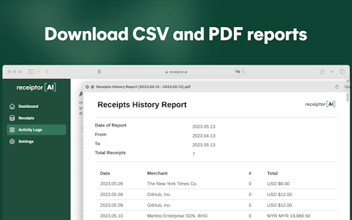 Receiptor AI