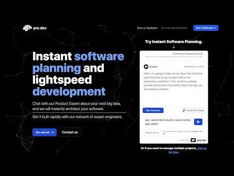 pre.dev
