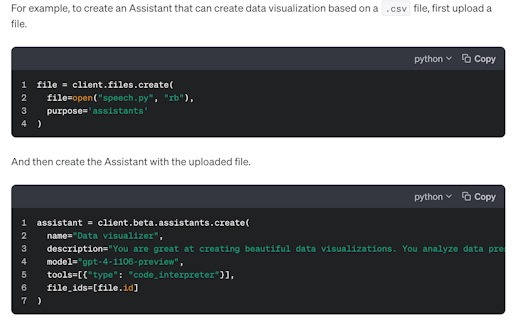 OpenAI Assistants API