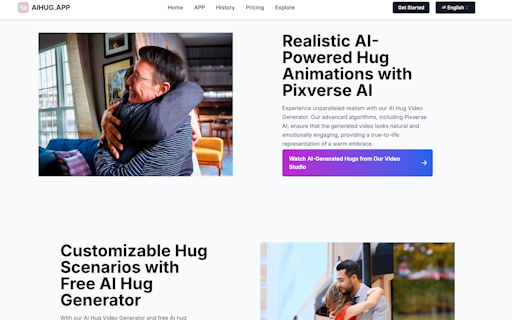 AI Hug Video Generator, Hug Video Studio