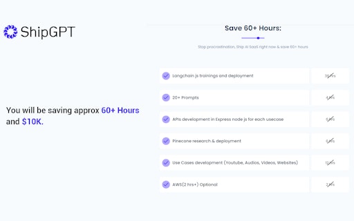 Learn, Build & Ship SaaS with ShipGPT