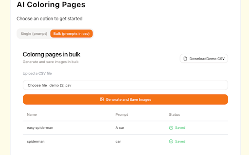 AIColoringPagesPro - Coloring Pages Bulk