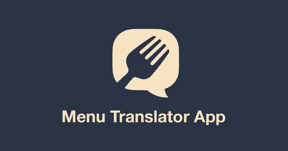 Menu Translator