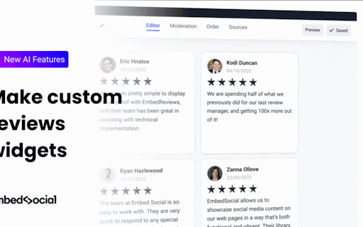 AI Reviews Management by EmbedSocial