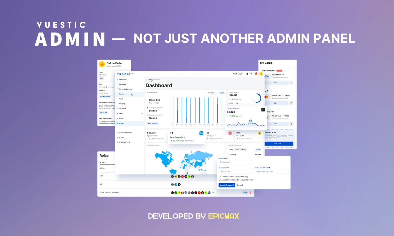 Vuestic Admin 3.0