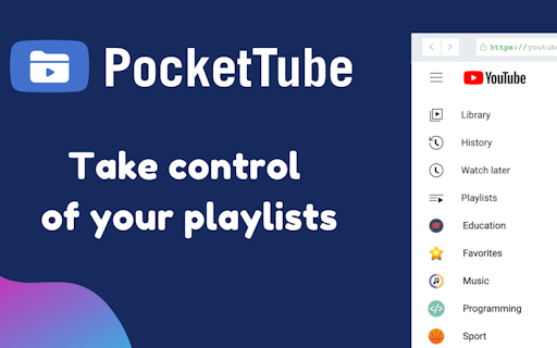 YouTube PlayList Manager by PocketTube