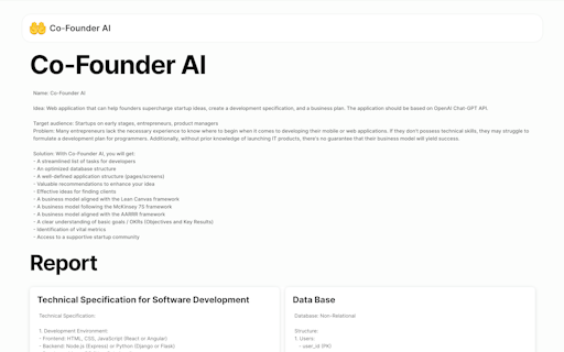 Co-Founder Ai