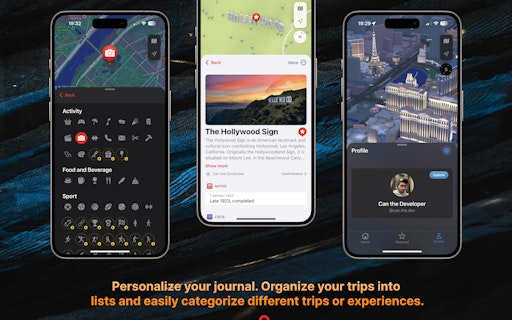 Avare, Travel Journal Map