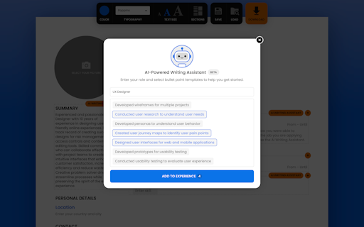 Resume Maker Online 3.0