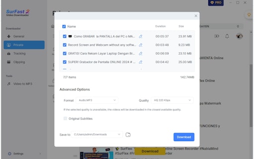 SurFast Video Downloader V2.0.0