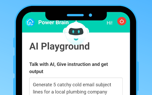 PowerBrain AI Writing Tool & Chat GPT