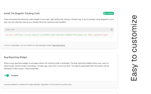 Free Bug Reporting Widget