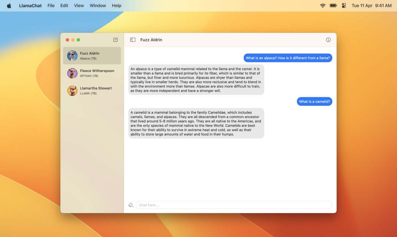 LlamaChat