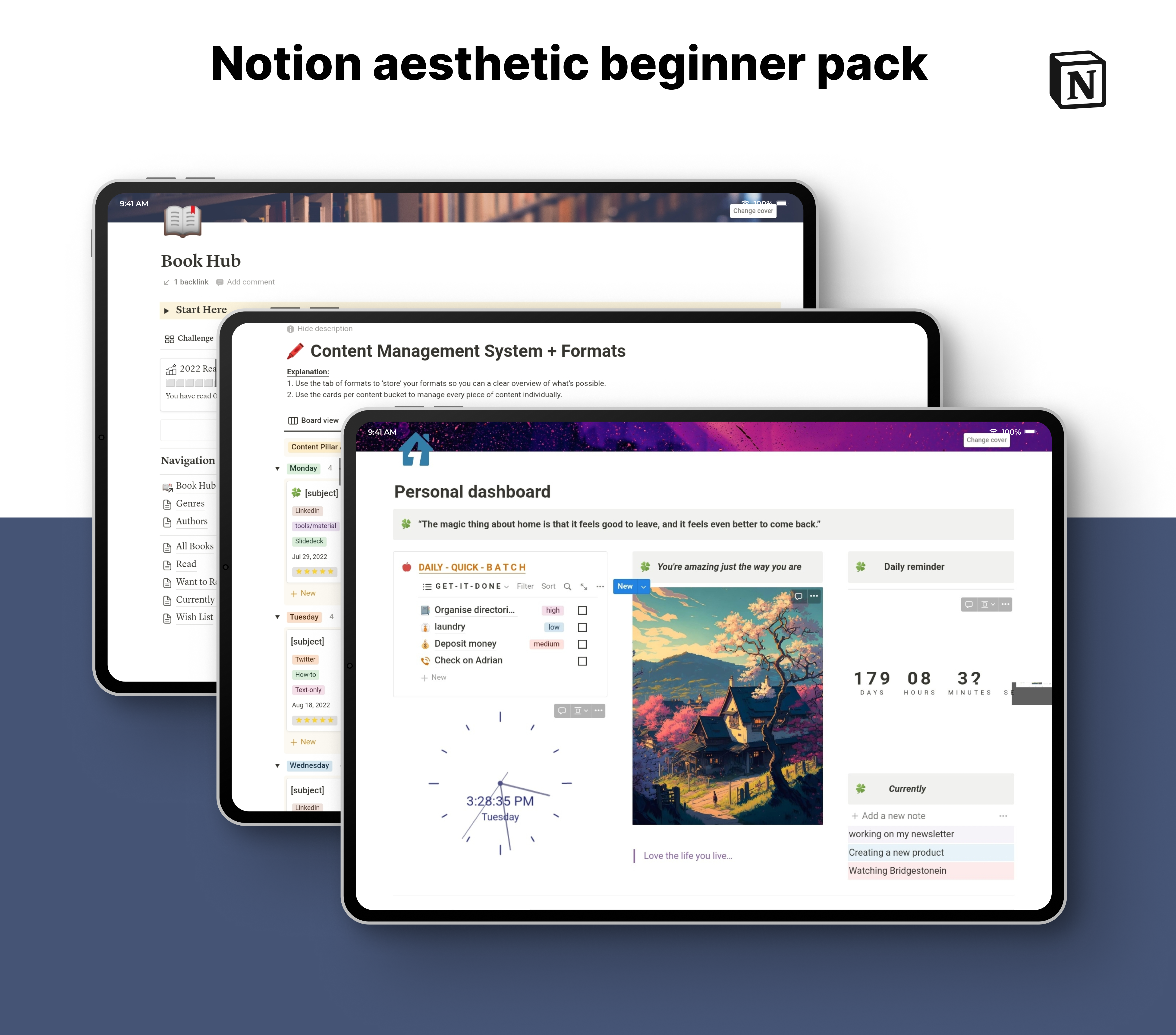 Notion Aesthetic Beginners Pack