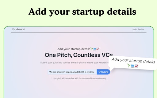 FundBase - Raise Funds but AI first