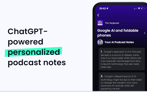 AI Notes For Podcasts