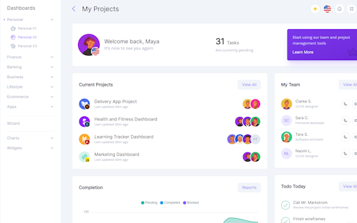 Tairo Dashboard System