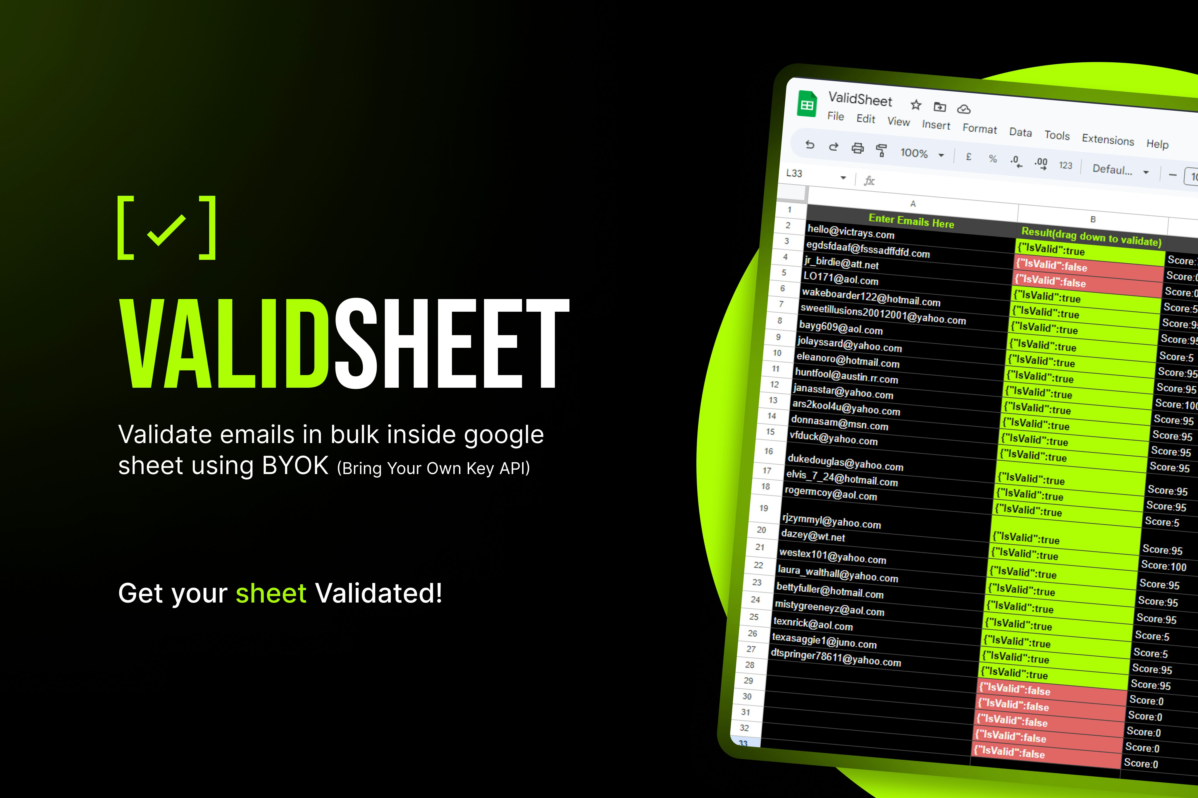 ValidSheet