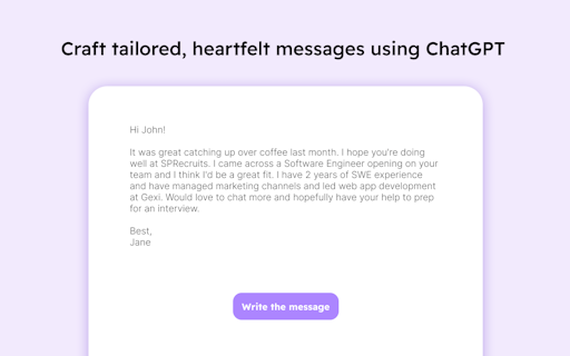 ✍️Job Letter