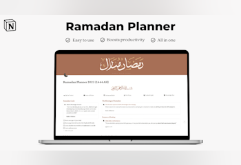 Ramadan Planner