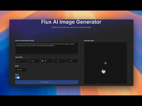 Flux AI Image Generator