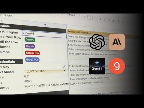 Multi-AI Google Sheets Script