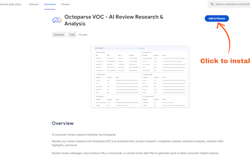 Octoparse VOC