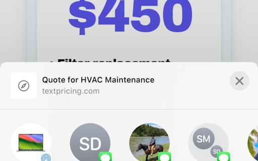 Text Pricing
