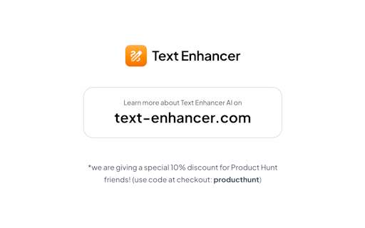 Text Enhancer AI