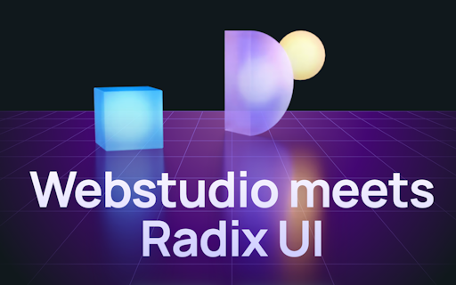 Webstudio meets Radix UI