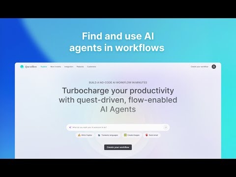 Questflow - Build AI Agents With No Code