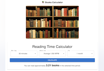 Books Calculator