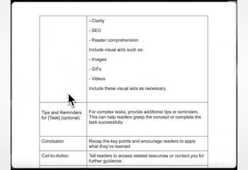 AI writing templates