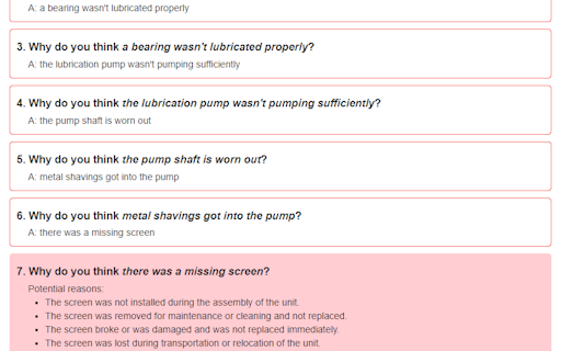 5 Why Problem Solver