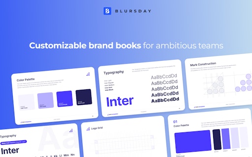 Blursday brand book generator