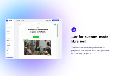 Unlock visual editing for your libraries