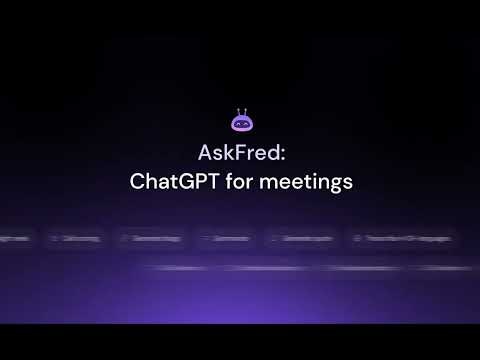 AskFred from fireflies.ai