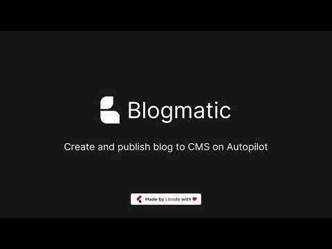 Blogmatic