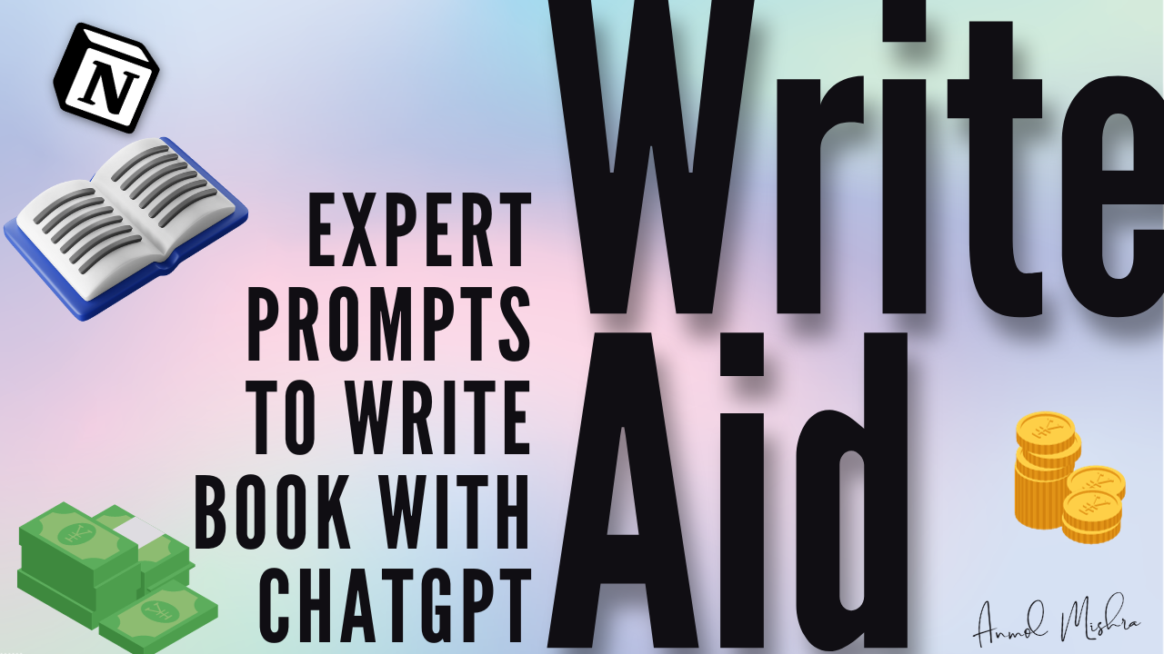 Write-Aid: Book Writing GPT-4 Prompts
