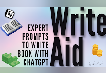Write-Aid: Book Writing GPT-4 Prompts