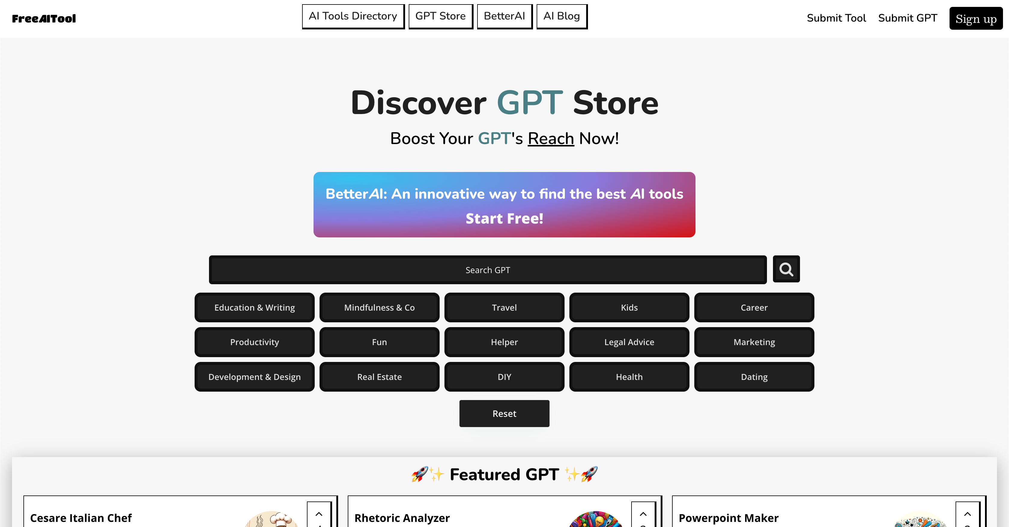 Product Hunt for GPT