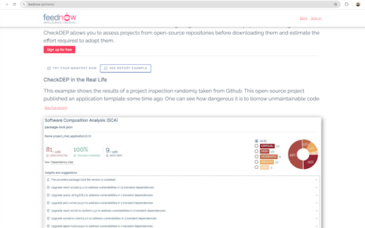 CheckDEP by FeedNow.io