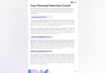 Baysa Job Seeker Report