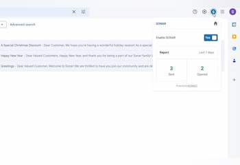 SONAR - An Email Tracker for Gmail