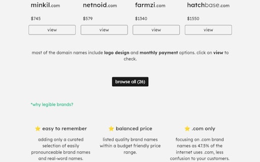 Legible brands