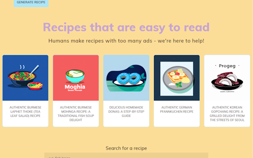 Robot Recipes